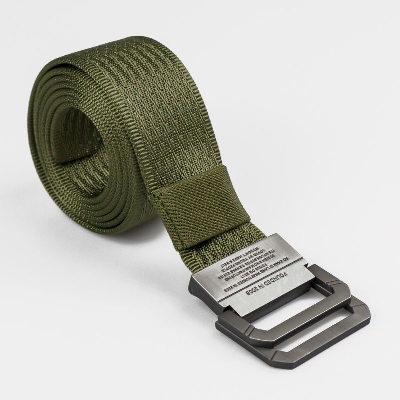 Tali Ikat Pinggang Pria Canvas Buckle Belt Military Sabuk Kanvas Gesper Pria