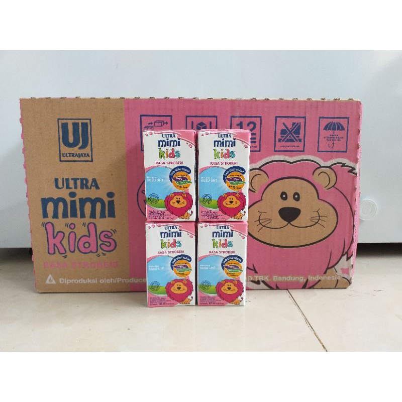 

Susu Ultra Mimi Strawberry 125 ML 1 Dus