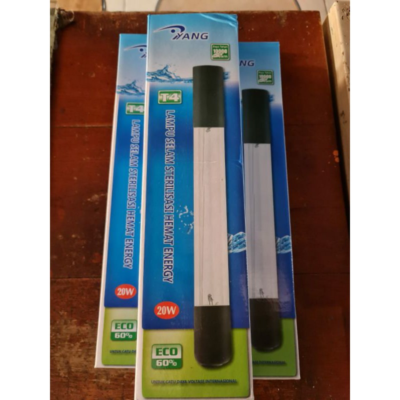 Lampu UV Yang 20 watt Lampu Sterilisasi Kolam Ikan Koi Aquarium