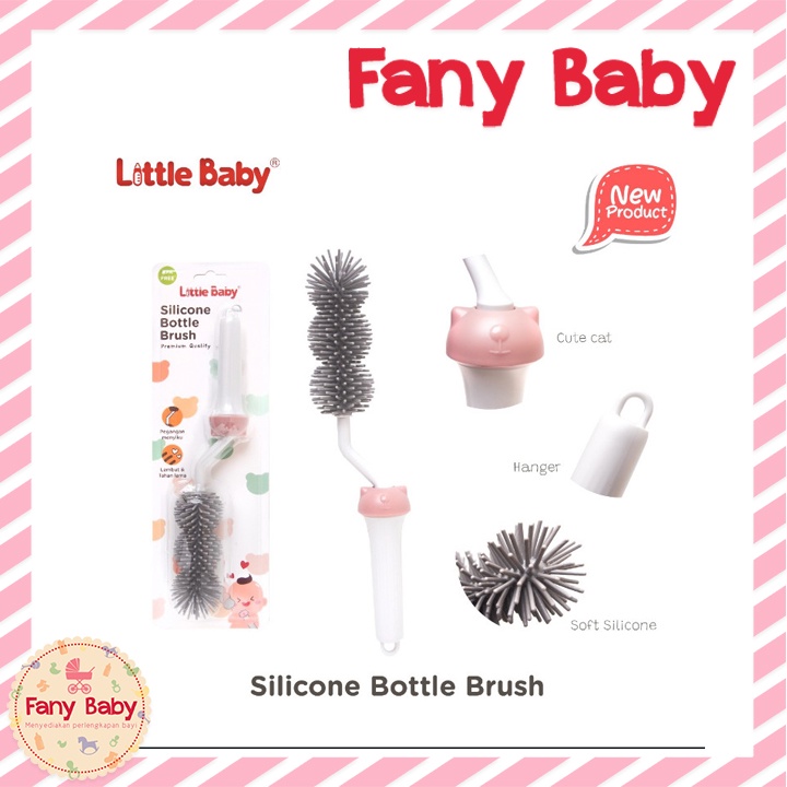 LITTLE BABY SILICONE BOTTLE BRUSH