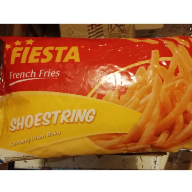 

Fiesta shoestring 1 kg kentang beku