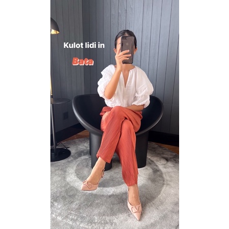 Kulot Plisket / Celana Kulot Plisket Lidi / Pleated Pants / 09