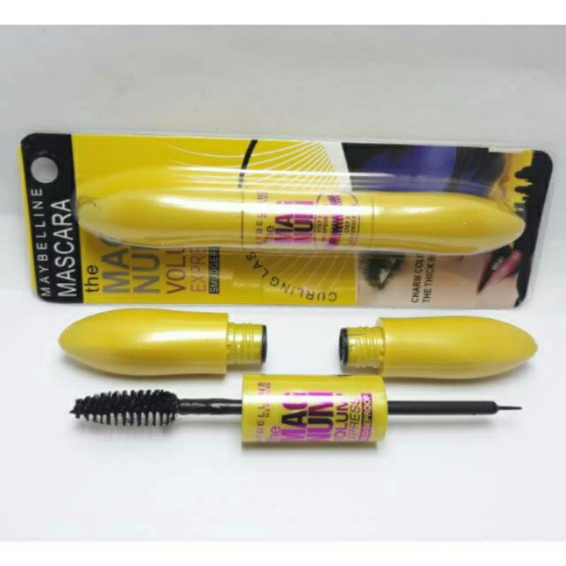 MASCARA EYELINER 2in1/MAGNUM MASCARA EYELINER - WATERPROOF