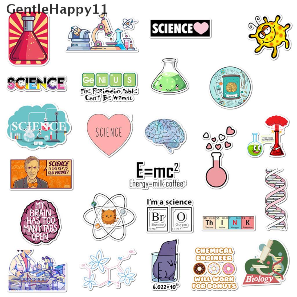Gentlehappy 50Pcs / set Stiker Programming Diy Untuk Dekorasi Laptop / PC