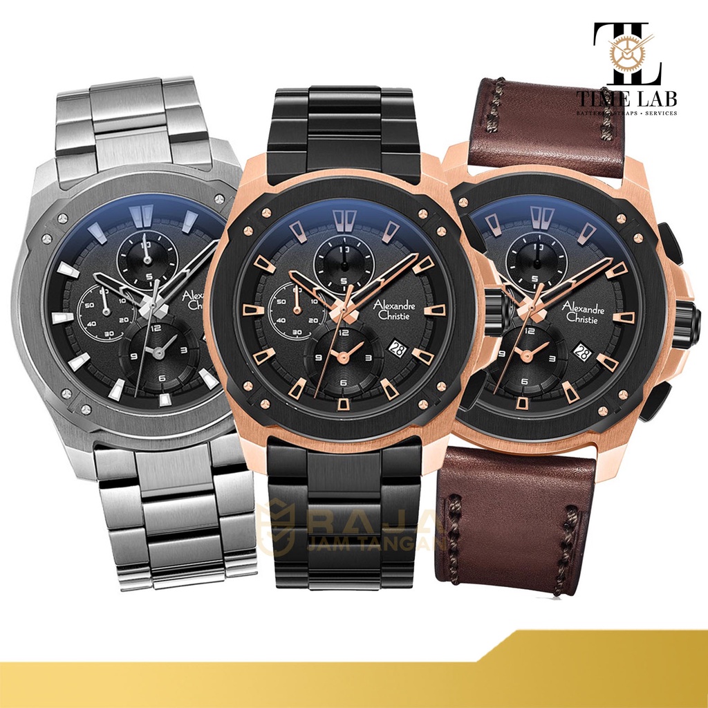 JAM TANGAN ALEXANDRE CHRISTIE PRIA / AC 6595 / AC6595MC / AC 6595 MC ORIGINAL 100%