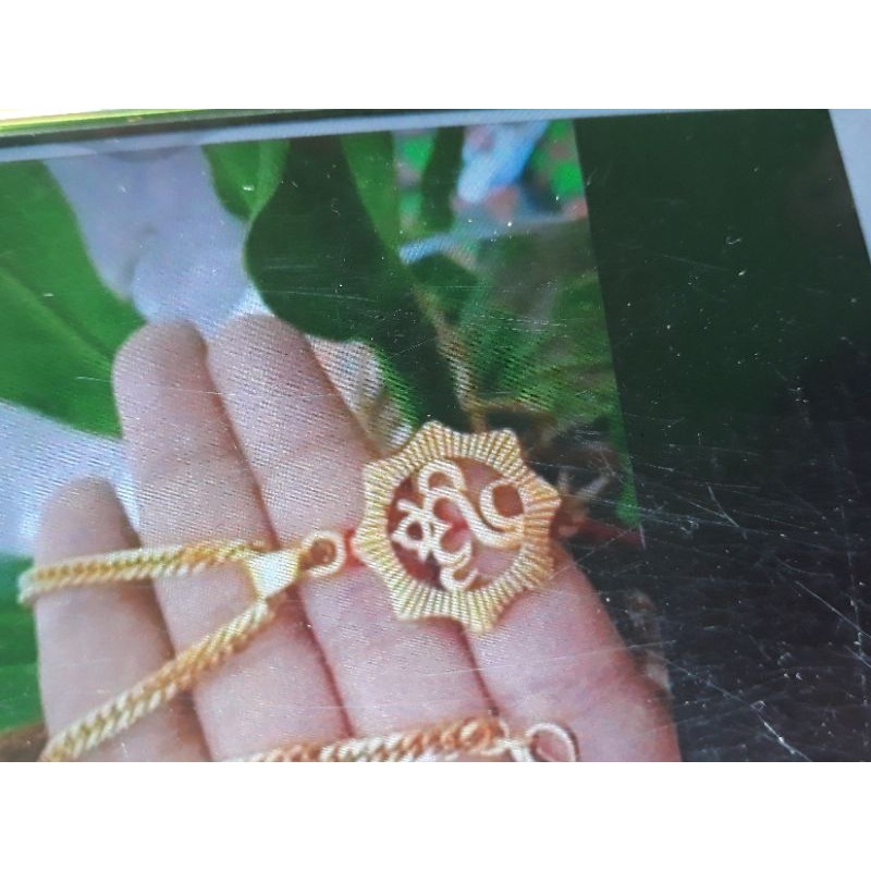 kalung om kara titanium ganesa