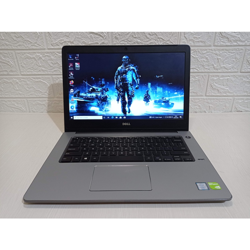 Dell Vostro P75G Core i7 Gen 7 RAM 8GB SSD Nvidia 940mx VGA 4GB Laptop Second Gaming Bekas Gen7 Kaby