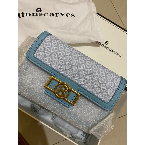 Izzy Sling bag Baby Blue by Buttonscarves PL