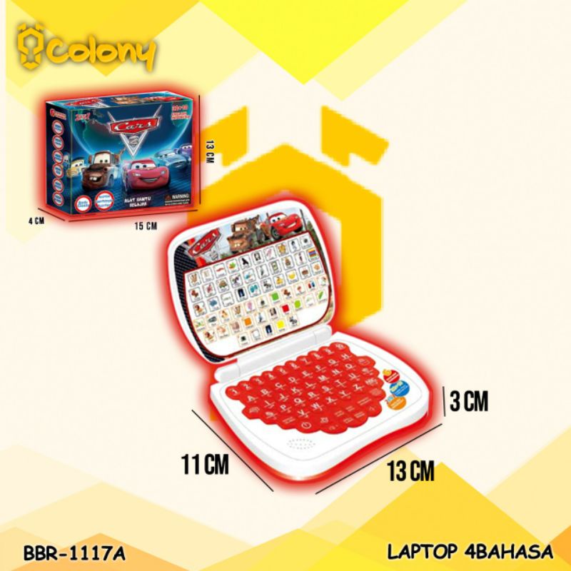 laptop mainan 4. bahasa