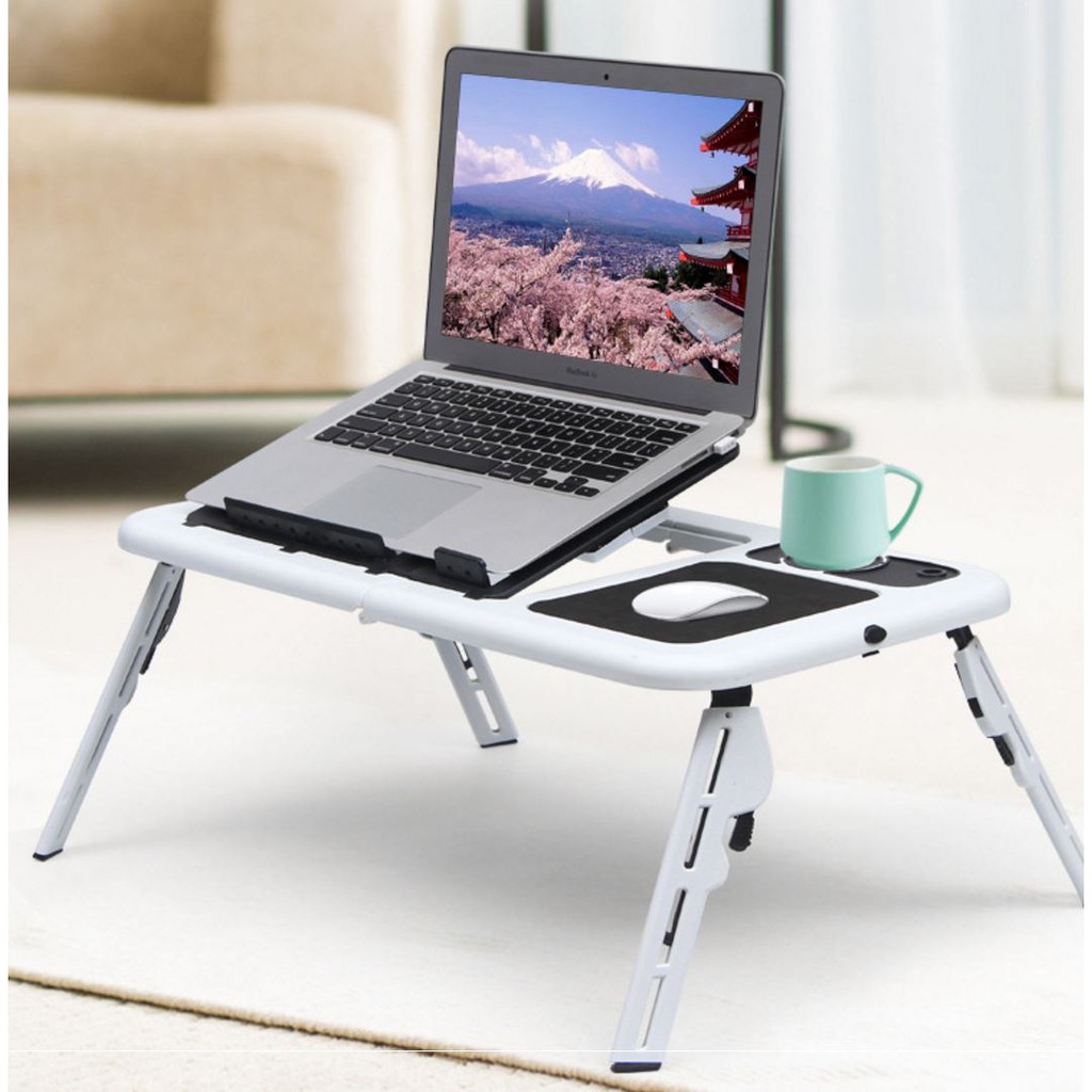MEJA LAPTOP LIPAT PORTABLE DENGAN KIPAS PENDINGIN BEST MEJA LAPTOP LIPAT PORTABLE DENGAN KIPAS PENDINGIN BEST