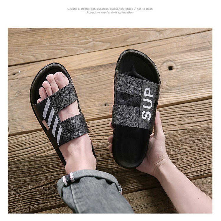 Ambigo Sandal Sendal Kasual Import Pria Wanita - Sandal SUP Korean Style Sendal Outdoor Casual Santai