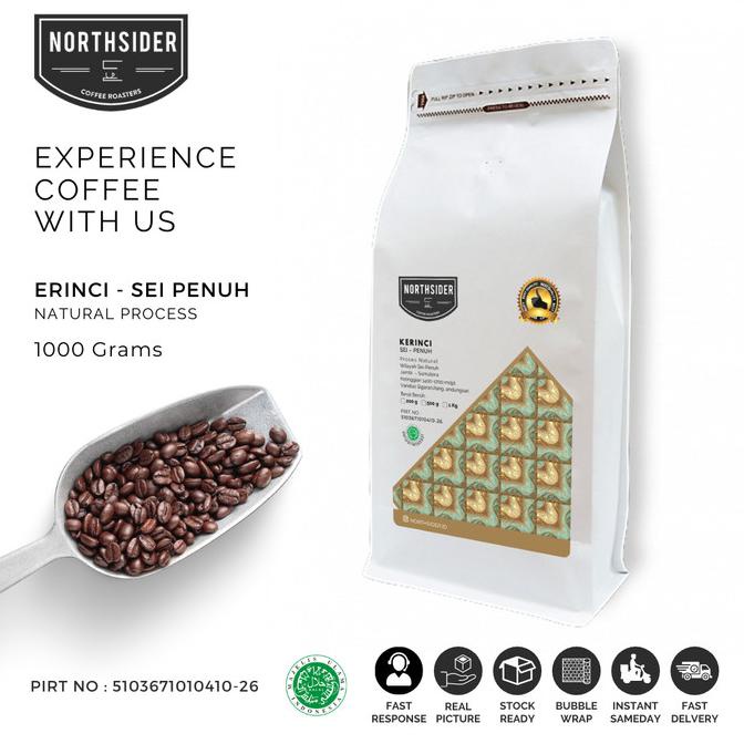

BIJI KOPI ARABIKA KERINCI MT NATURAL - MANUAL BREW 1KG NORTHSIDER