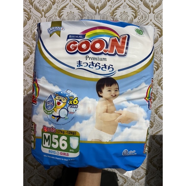 Goon Premium Pants M56/L46/XL42/XXL36 / M Boy / M Girl / L Boy / L Girl/ Goon Smile Comfort Fit S48 / Smile Baby M30/L36/XL24 - Popok Bayi