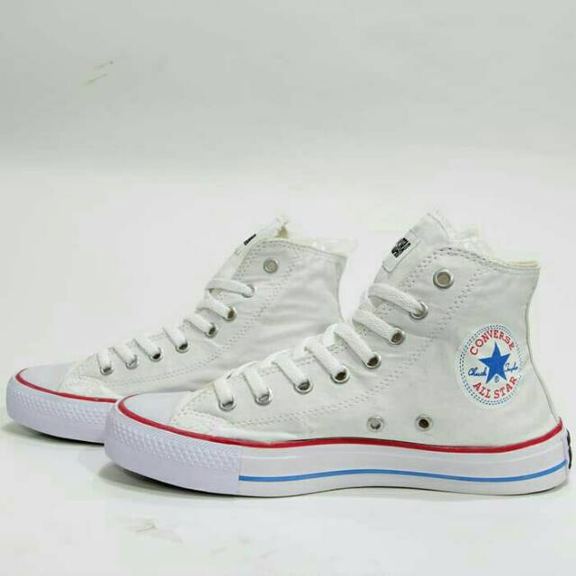 Sepatu Converse Tinggi Made In Vietnam Polos Putih