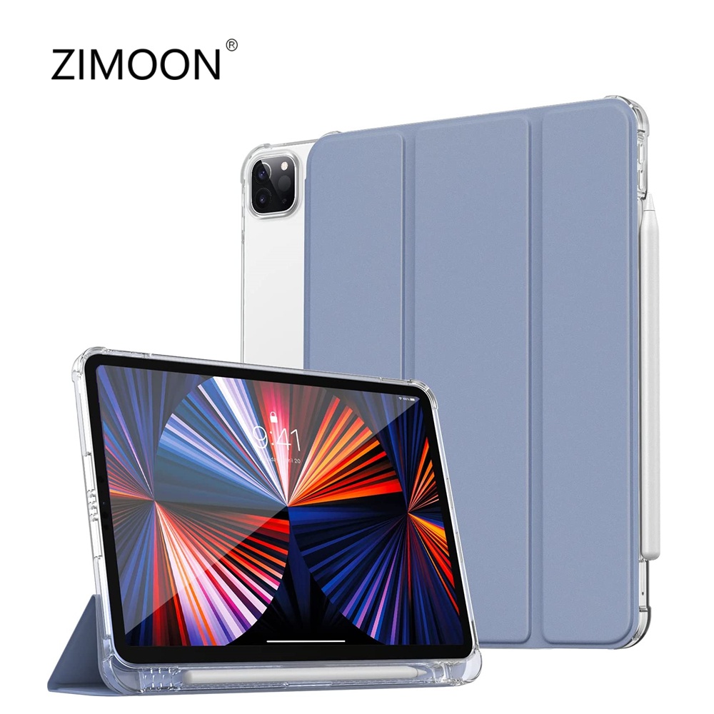 Three Fold TPU Case for Apple iPad Air 4/3 with Pencil Holder for iPad