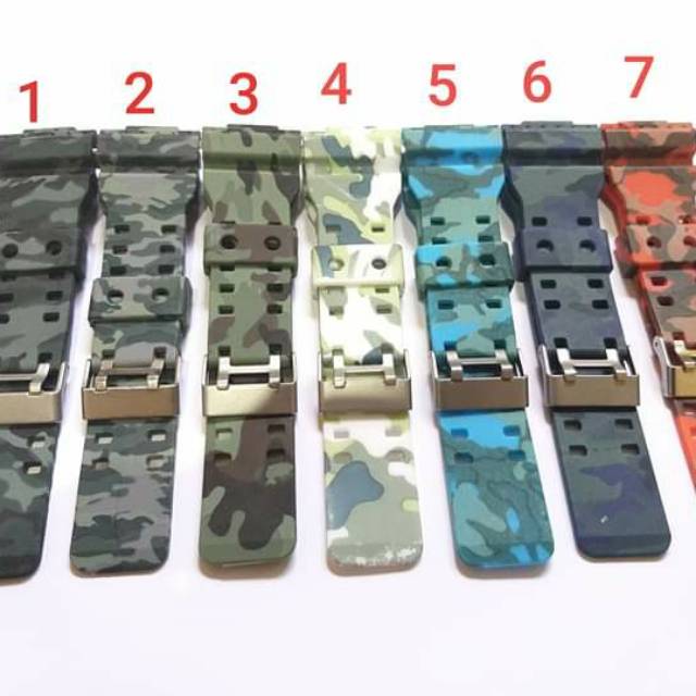 Strap Tali Jam Tangan Casio G Shock GA100 GA110 Army
