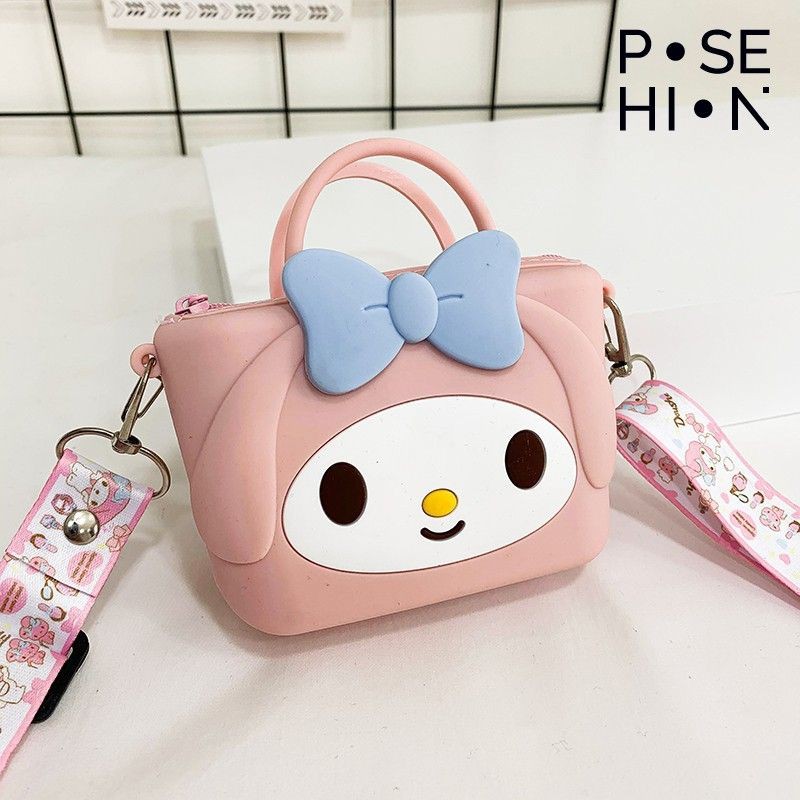 HOKKITERUS21 TAS JELLY KARAKTER SILICONE SELEMPANG unicorn kuda poni