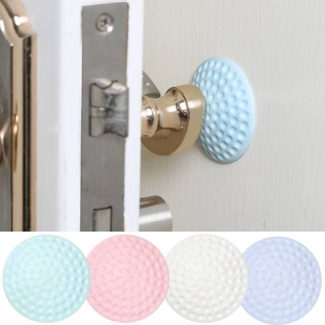 Alat pengaman pintu bulat penahan pelindung dinding ganjalan ganjal