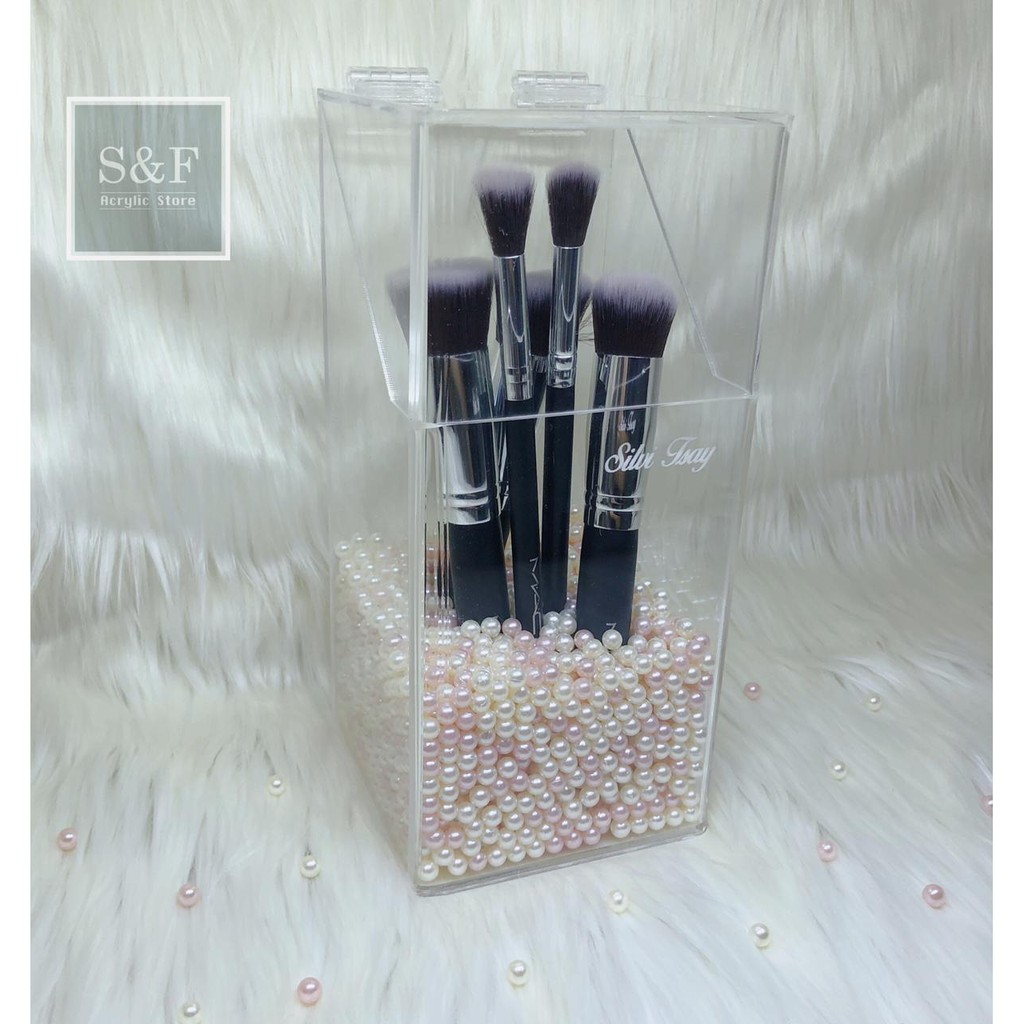 Make up brush holder/  BISA CUSTOM NAMA/ Kotak Kuas/Kuas make Up / Make up brush / Tempat kuas