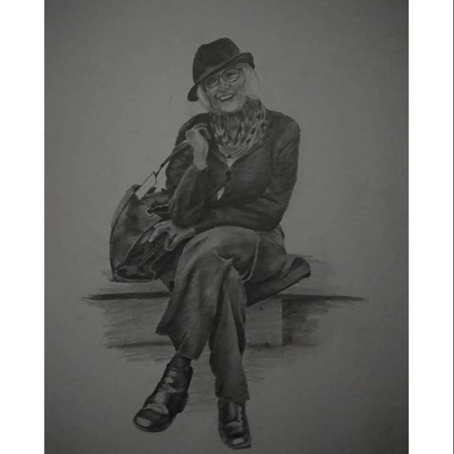 

Sketsa wajah pensil