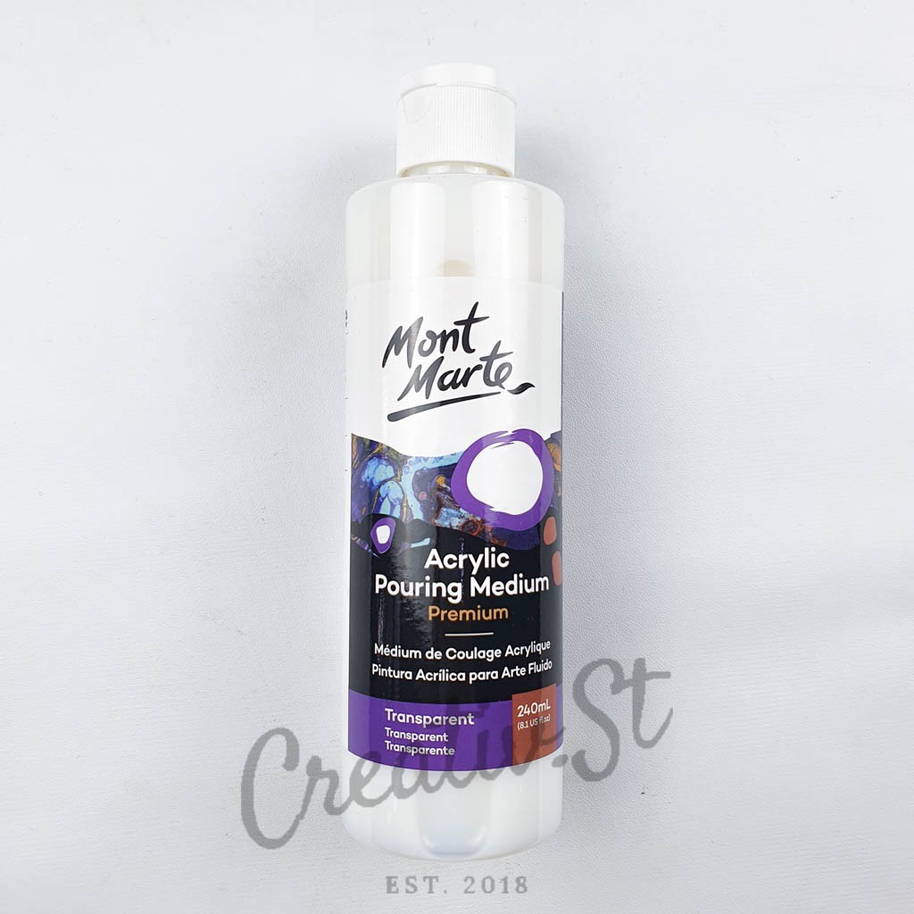 MONT MARTE Acrylic Pouring Medium 240 Ml Cairan Pengencer Cat Akrilik