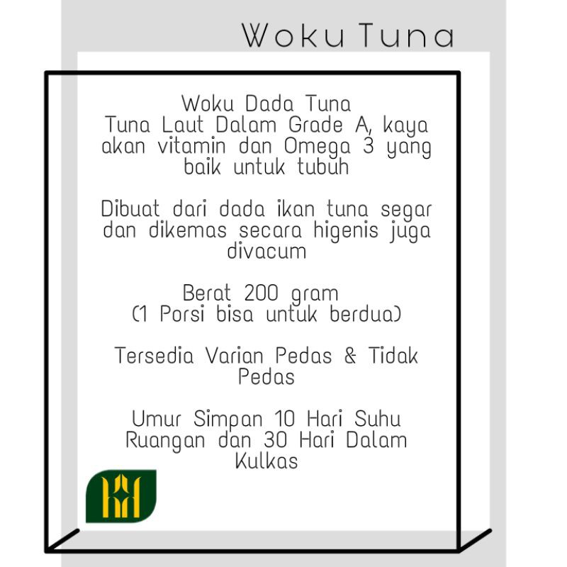 TUNA WOKU SIAP MAKAN BY KOTA HOEDJAN