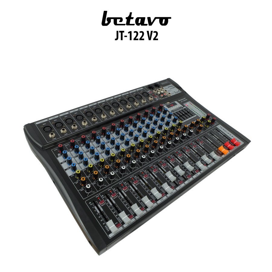 ORIGINAL BETAVO MIXER AUDIO JT 122 V2 PROFESIONAL AUDIO 12 CHANEL