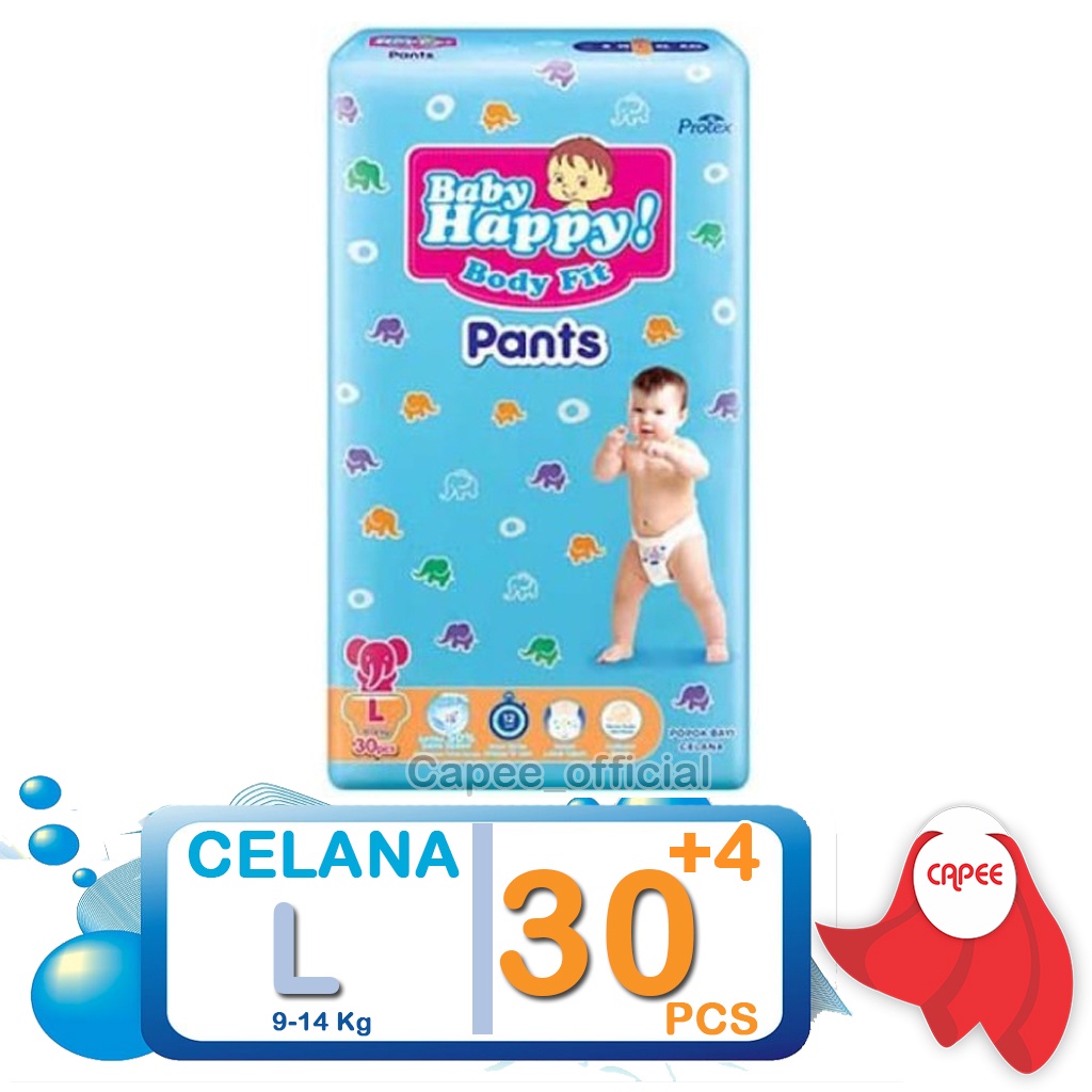 Pampers Baby Happy L 30+4