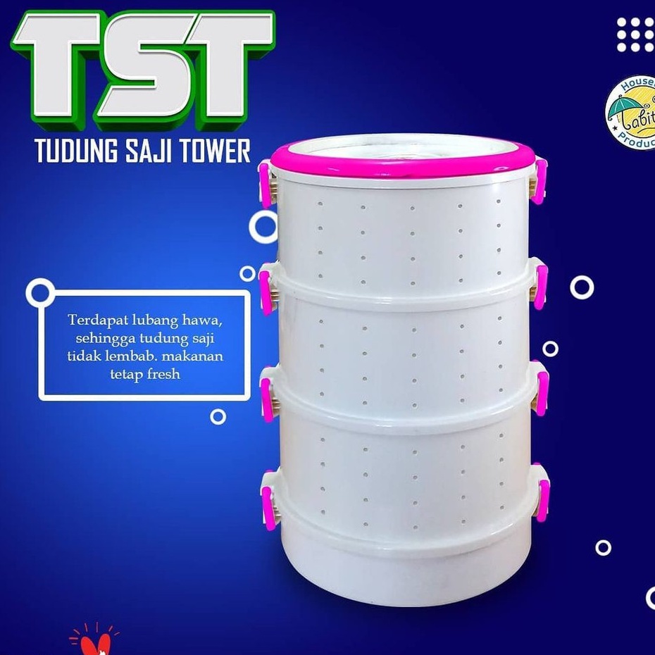 TUDUNG SAJI TOWER  TUDUNG SAJI TUDUNG SAJI TABITHA TEMPAT PENYIMPAN MAKANAN FOOD STORAGE TABITHA