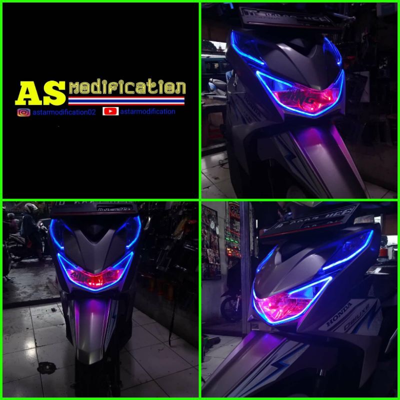 [  PAKETAN / PAKET  ]  Alis 1 Mode BEAT DELUXE Bonus Demon (4PC LAMPU ALIS + 4PC DEMON)