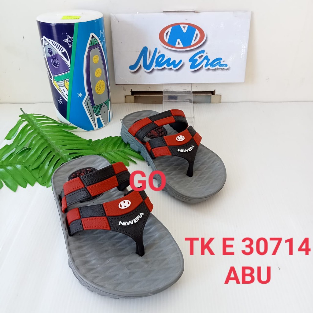 gos NEW ERA TK.E 37014 Sandal Jepit Karet Anak Laki-Laki Sendal Casual Sehari-Hari Anak Cowok