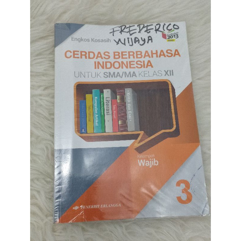 buku pelajaran Bahasa Indonesia SMA K13 REVISI