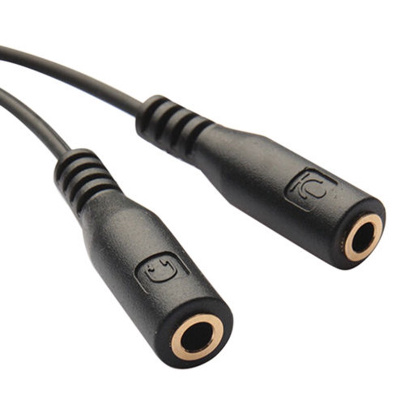 【TERSEDIA &amp; COD】Kabel Audio 3.5mm Male Ke 2 Female