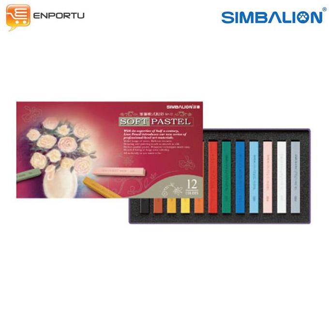 

Ready Stok! Simbalion Soft Pastel 12 Colors Termurah