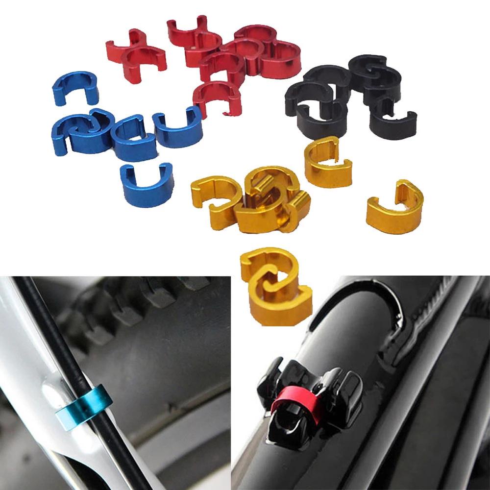Lanfy Sepeda C Klip Outdoor BMX Sepeda Sepeda Jalan Untuk Kabel Rem Untuk Shifter Kabel MTB Sepeda Tetap Tubing Klip