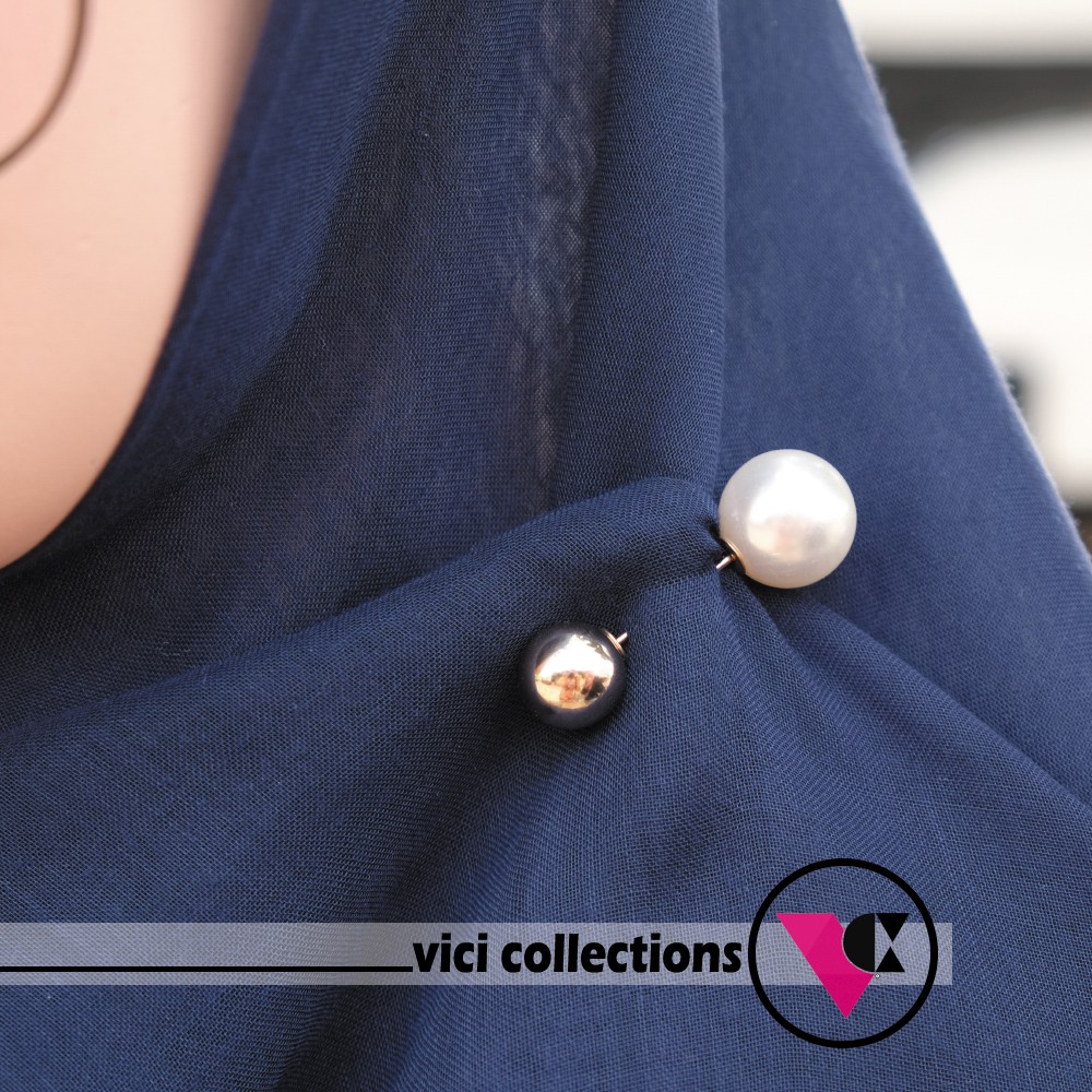 BT01 BROS TUSUK MUTIARA PUTIH CANTIK SIMPLE BROS PIN TUPIN JILBAB-1
