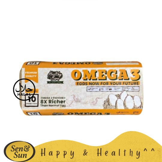 

Sen&Sun Healthy Barn Telur Ayam Omega Premium 1 Pack (10 butir)