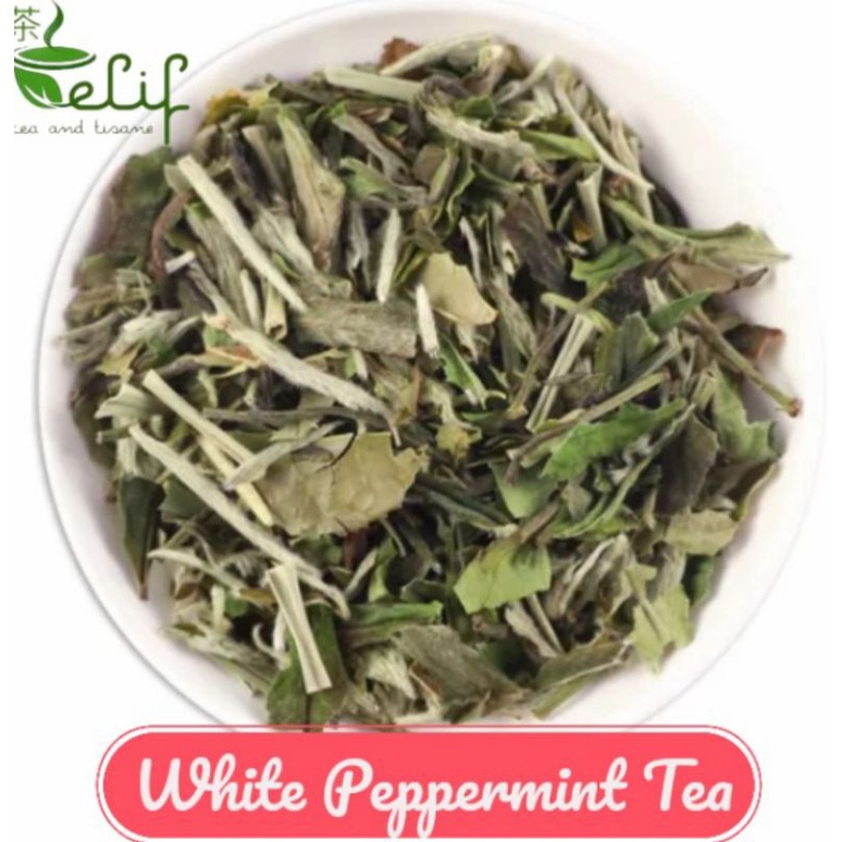

ELIF TEA White Peppermint Tea : White Tea, Peppermint leaf and Lemongrass
