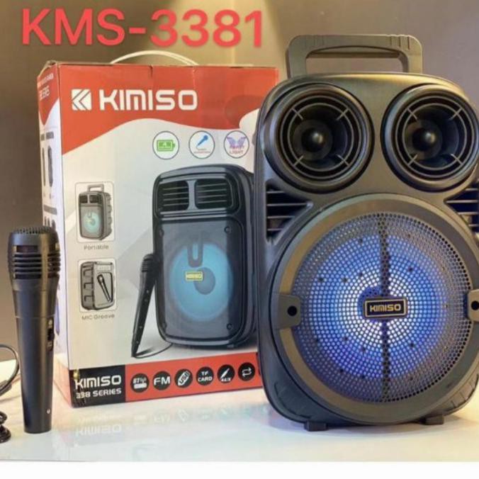 Jual Speaker bluetooth KIMISO 3603 dan 3381 6.5 INCHI KIMISO 3381