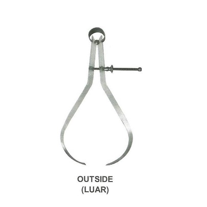 

Jangka Bubut Stelan - Spring Caliper Outside Luar Size 12 Inch - Wipro