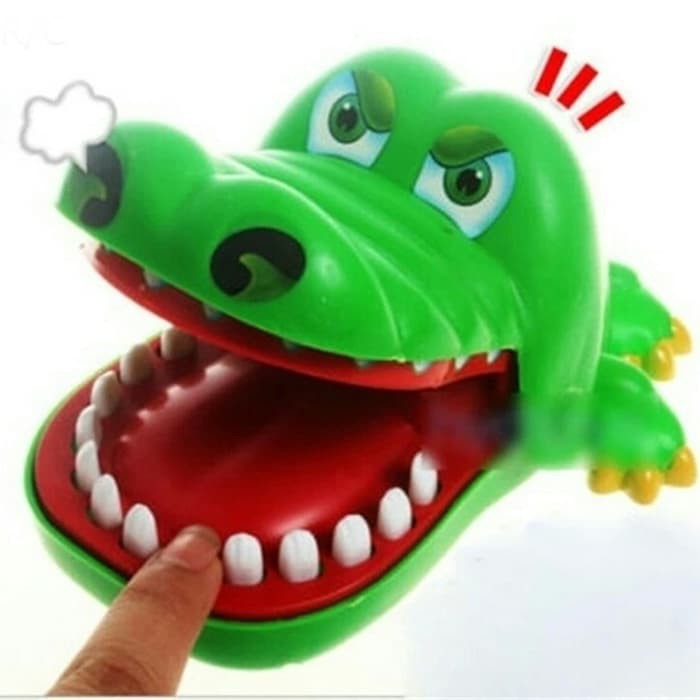 MENARIK Crocodile Dentist mini - Mainan Gigi Buaya - Family Game