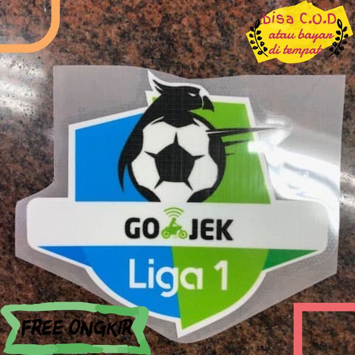 [COD]625 PASANG TEMPEL PATCH LOGO CLUB SPONSOR SEPAK BOLA FUTSAL POLYFLEX GOJEK LIGA PRINTING