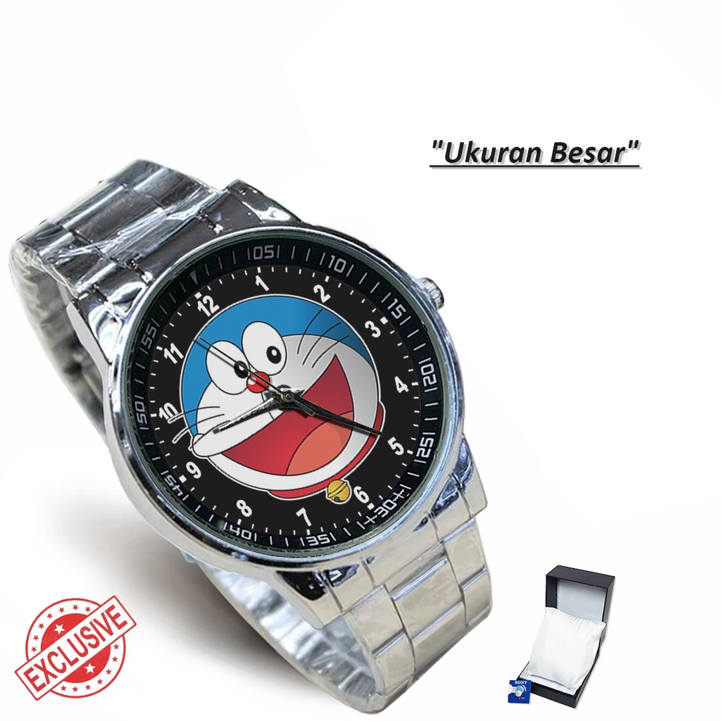 Jam Tangan Rantai Couple DORAEMON MOTIF - 5 (Special)