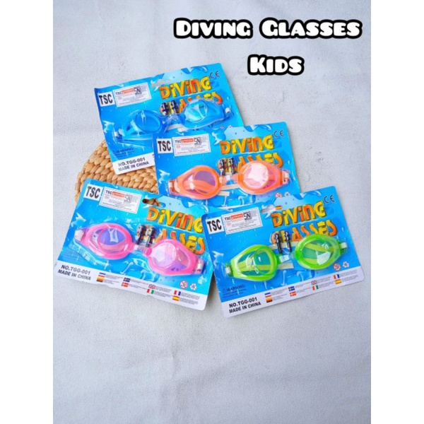 Kacamata renang anak Diving Glass Kidz Aman