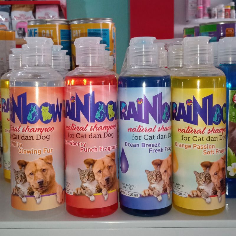 Shampo Sampo Sampho Rainbow Natural Shampo Kucing Anjing 250 Ml