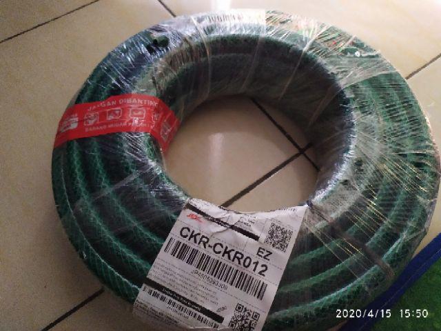 Selang Air Anti Lumut Hijau Keran Taman Benang Serat 5/8 Murah Meter