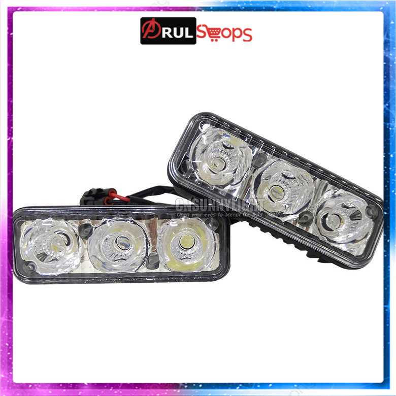 FORAUTO Lampu Mobil LED Car Light Daytime Waterproof 1 Pair - HT7