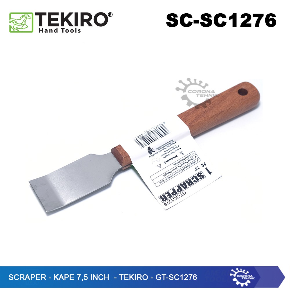 Scraper - Kape 7,5 Inch - Tekiro - GT-SC1276