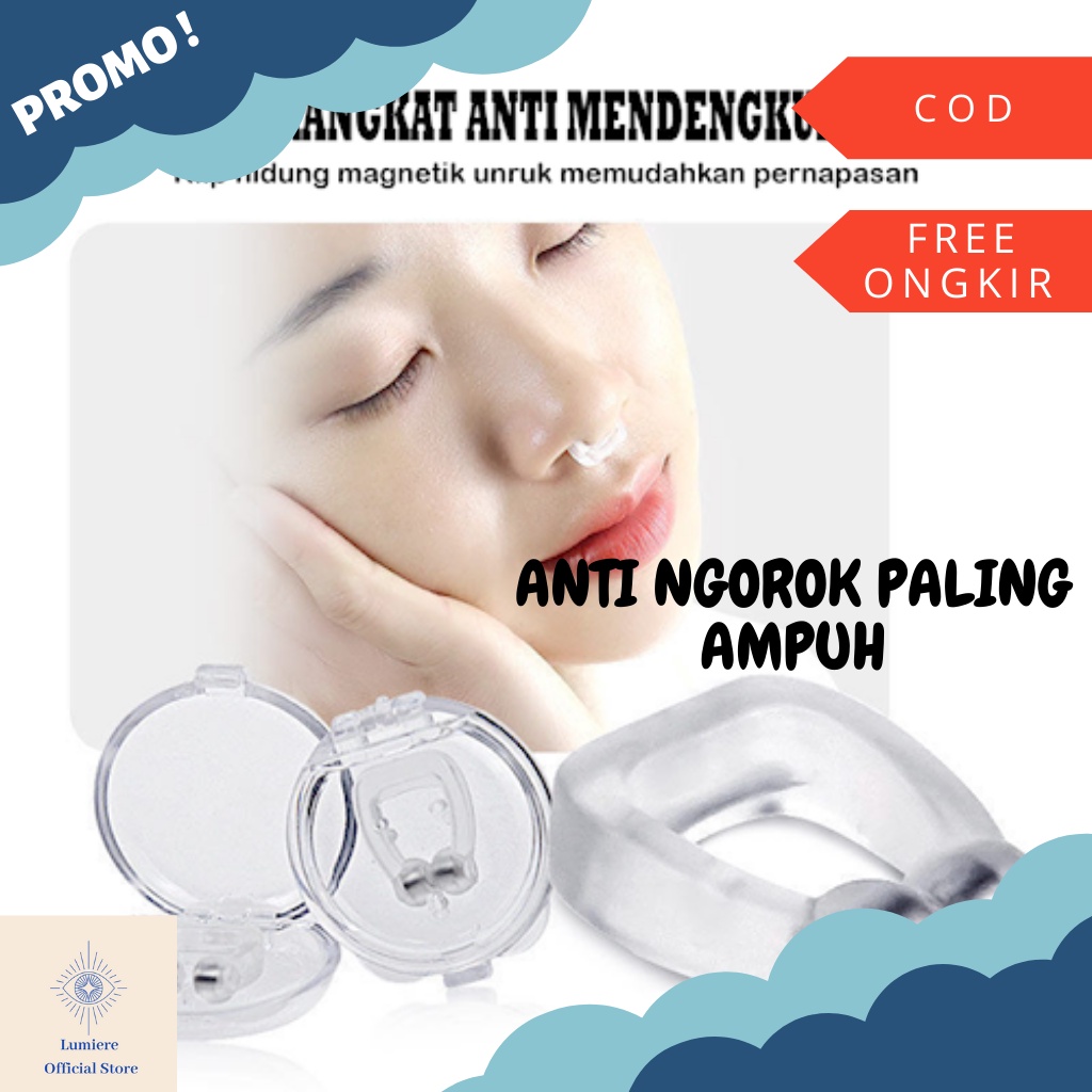 ALAT ANTI MENDENGKUR SAAT TIDUR NOSECLIP MAGNET KLIP HIDUNG