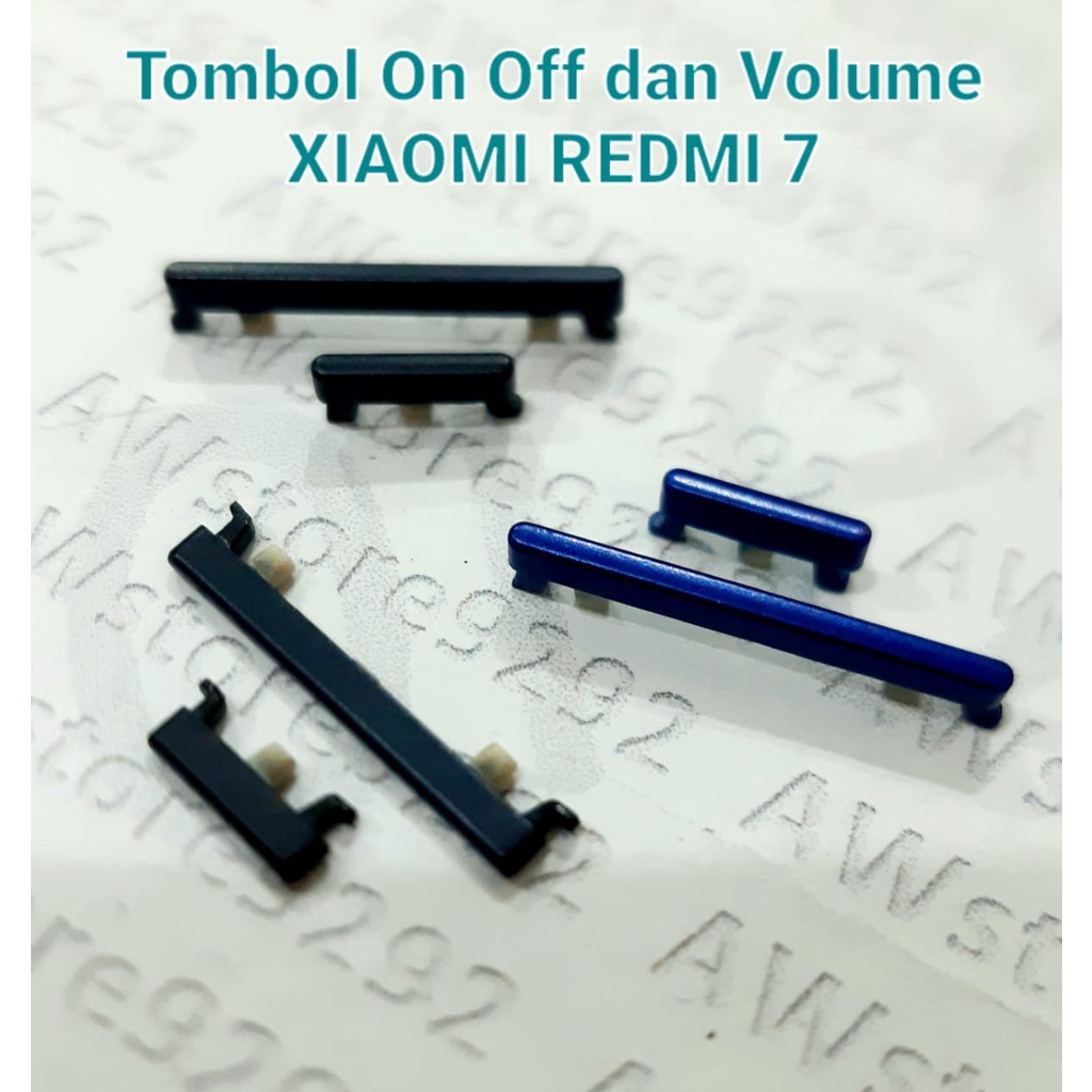 Tombol power on off dan volume luar XIAOMI REDMI 7